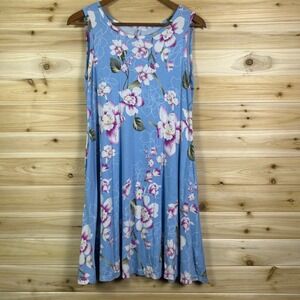 Weaczzy Women's Summer Floral Print Casual Dress Size M